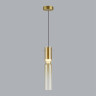 5058/5LA PENDANT ODL24 459 золотой/янтарный/металл/стекло Подвес LED 5W 3000K SCROW
