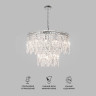 Умная подвесная люстра с прозрачным хрусталем 60160 хром