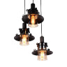 Подвесная люстра Lumina Deco Capri LDP 11328 B-3 BK Подвесная люстра Lumina Deco Capri LDP 11328 B-3 BK