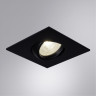 A2866PL-1BK Светильник потолочный встраиваемый GIRO для MR16 95x95×38мм черный IP44 монтаж Ø75мм
