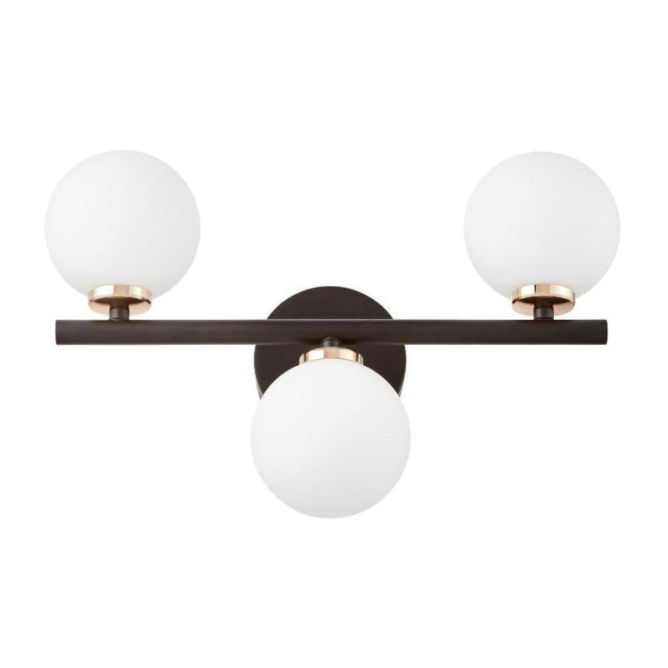 Настенный светильник Lumina Deco Marsiada LDW 6033-3 BK+F.GD Настенный светильник Lumina Deco Marsiada LDW 6033-3 BK+F.GD