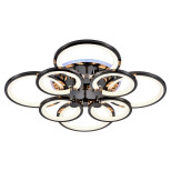 Потолочная светодиодная люстра Profit Light 8077/4+4 PBK Потолочная светодиодная люстра Profit Light 8077/4+4 PBK