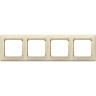 Рамка Legrand Valena Classic на 4 поста, слоновая кость 774354
