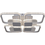 Потолочная светодиодная люстра Reluce 05886-0.3-4+4B WH Потолочная светодиодная люстра Reluce 05886-0.3-4+4B WH