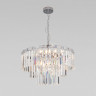 Умная подвесная люстра с хрусталем 10130/8 хром