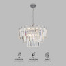 Умная подвесная люстра с хрусталем 10130/8 хром