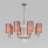 Подвесная люстра Eurosvet Soffio 60134/8 никель