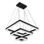 Подвесной светодиодный светильник iLedex Twins D0319-3 (200X400X600) BK Подвесной светодиодный светильник iLedex Twins D0319-3 (200X400X600) BK