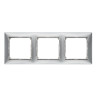 Рамка Legrand Valena Classic на 3 поста, алюминий матовый 770333