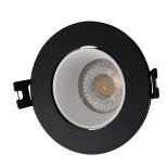 Встраиваемый светильник Denkirs Rodvig DK3061-BK+WH