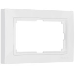 Рамка Werkel Snabb для двойной розетки белый basic WL03-Frame-01-DBL-white 4690389117008