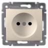 Розетка силовая Legrand Valena Classic 2K на винтах, слоновая кость 774316
