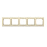 Рамка Legrand Valena Classic на 5 постов, слоновая кость 774355