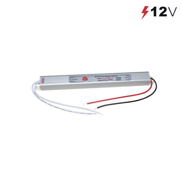 Блок питания Eleganz негерметичный 24 Вт IP33 12В 170*18*17мм