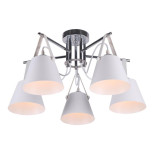 Потолочная люстра IMEX MD.1190-5-S CH+WH