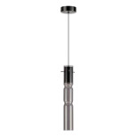 5059/5L PENDANT ODL24 459 черный/дымчатый/металл/стекло Подвес LED 5W 3000K SCROW