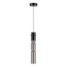 5059/5L PENDANT ODL24 459 черный/дымчатый/металл/стекло Подвес LED 5W 3000K SCROW