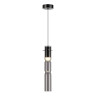 5059/5L PENDANT ODL24 459 черный/дымчатый/металл/стекло Подвес LED 5W 3000K SCROW