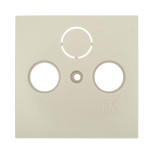 Накладка LK Studio розетки TV+FM+SAT, 2(3) отверстия (бежевый) LK60 865201-1