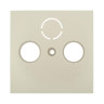 Накладка LK Studio розетки TV+FM+SAT, 2(3) отверстия (бежевый) LK60 865201-1