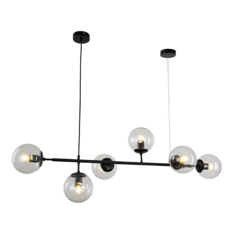 Подвесная люстра Lumina Deco Ceredo LDP 6034-6 BK Подвесная люстра Lumina Deco Ceredo LDP 6034-6 BK