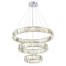 4930/88L L-VISION ODL24 611 хром/прозрачный металл/хрусталь Люстра LED 88W 4000K 10200Лм VEKIA