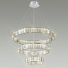 4930/88L L-VISION ODL24 611 хром/прозрачный металл/хрусталь Люстра LED 88W 4000K 10200Лм VEKIA