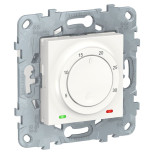 Терморегулятор Schneider Electric Unica New со встроенным датчиком, белый