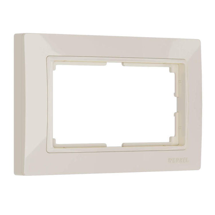 Рамка Werkel Snabb для двойной розетки слоновая кость basic WL03-Frame-01-DBL-ivory 4690389116995