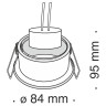 Встраиваемый светильник Maytoni Technical DL010-3-01-N