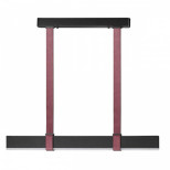 6629/25L HIGHTECH ODL24 000 металл/экокожа/ткань/акрил бордовый/черный Подвесной светильник IP20 LED 25W 3000K 220V VINCENT