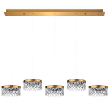 5032/30LA L-VISION ODL24 569 античн.бронза/металл/акрил Люстра LED 30W 4000K 1954лм FIVRE