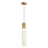 5059/5LA PENDANT ODL24 459 золотой/янтарный/металл/стекло Подвес LED 5W 3000K SCROW