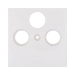 Накладка LK Studio розетки TV+FM+SAT, 2(3) отверстия (белый) LK80 845204-1