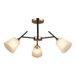 Потолочная люстра IMEX MD.1253-3-S BK+FGD