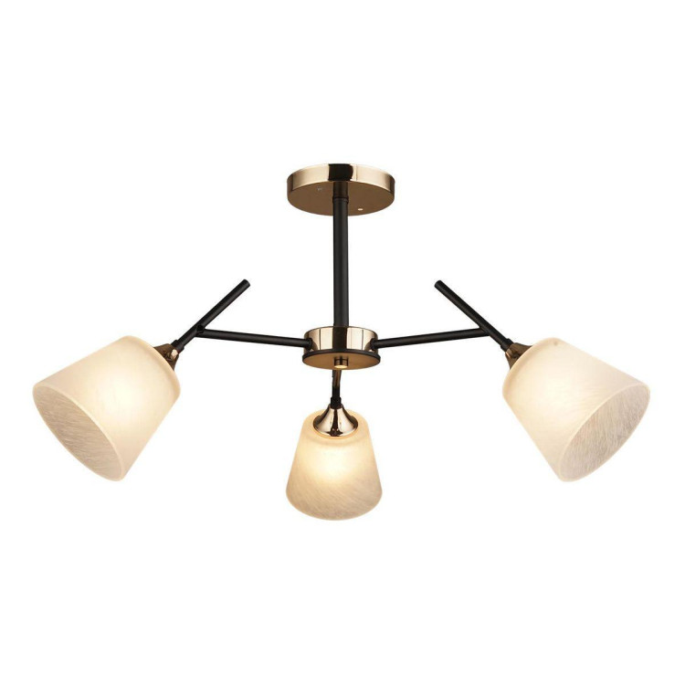 Потолочная люстра IMEX MD.1253-3-S BK+FGD