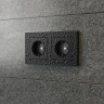 Рамка из поликарбоната на 2 поста Hammer черный W0022408