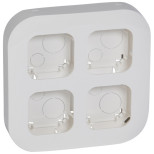 Установочный блок Legrand Quteo до 4 постов, белый 782294