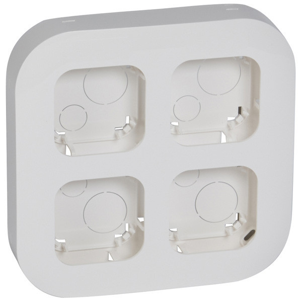 Установочный блок Legrand Quteo до 4 постов, белый 782294