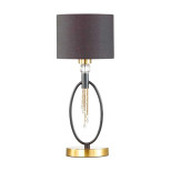 4516/1T NEOCLASSI LN20 64 античная латунь, черный Настольная лампа E27 60W 220V SANTIAGO