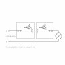 Выключатель Werkel одноклавишный проходной с подсветкой WL13-SW-1G-2W-LED 4690389124389