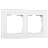 Рамка Werkel Favorit на 2 поста белый матовый WL01-Frame-02 4690389098581