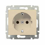 Розетка силовая Legrand Valena Classic 2K+3 с защитными шторками, слоновая кость 774122