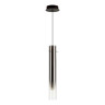 5061/5L PENDANT ODL24 453 черный/темн.хром/металл/стекло Подвес LED 4W 3000K SHINY