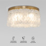 Умная потолочная люстра с перламутром 60084/5 латунь/перламутр Smart