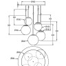 Подвесной светильник Maytoni MOD321PL-05G1
