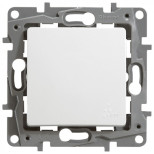 Выключатель одноклавишный Legrand Etika IP44 белый 672200