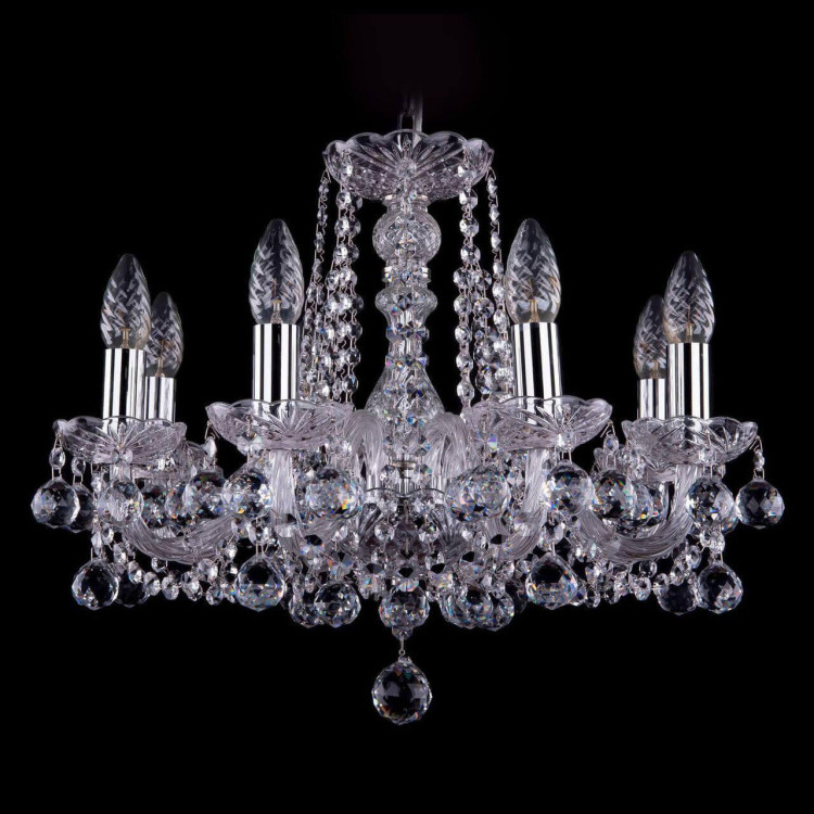 Подвесная люстра Bohemia Ivele 1402/8/160 Ni Balls Подвесная люстра Bohemia Ivele 1402/8/160 Ni Balls