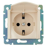 Розетка силовая Legrand Valena Classic 2K+3 с крышкой, на винтах, слоновая кость 774322