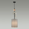 5410/1A MODERN ODL_EX24 169 черный матов./серый/металл/полирезин/ткань Подвес E14 1*40W BAGEL